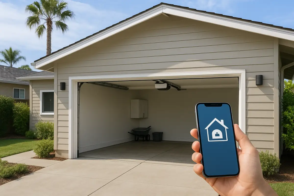 Garage Door Automation and Smart Home Integration by Sg Garage Doors Repair in Miami, FL