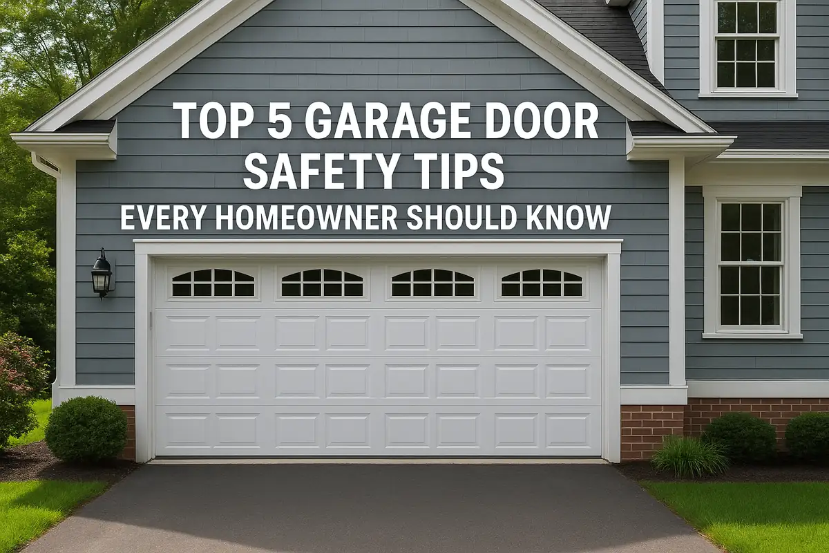 Top 5 Garage Door Safety Tips Every Homeowner Should Know - Sg Garage Doors Repair
