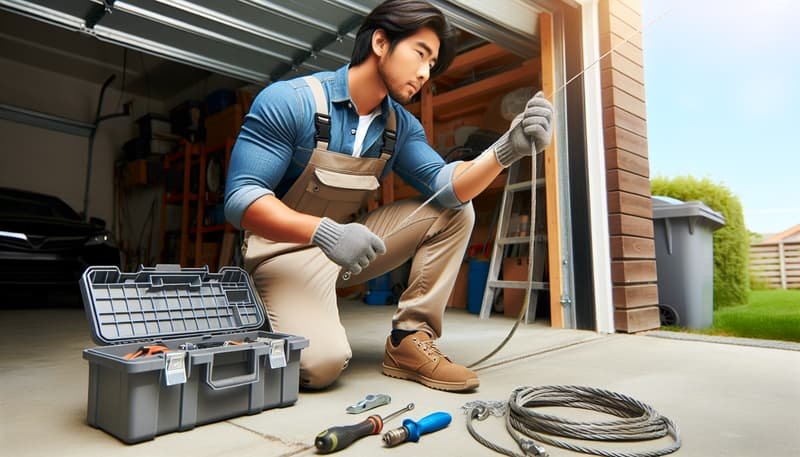 Garage Door Cable Repair in Florida City