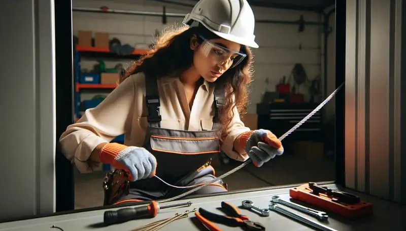 Garage Door Cable Repair — Naranja