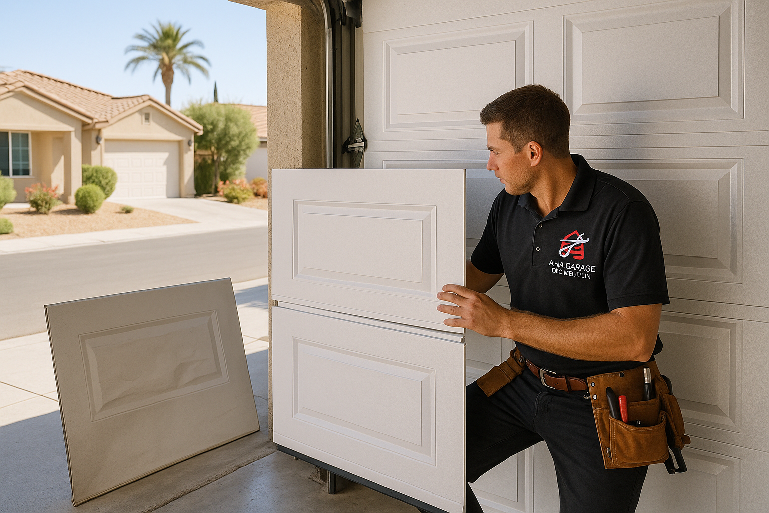 Garage Door Panel Replacement service in Boca Raton