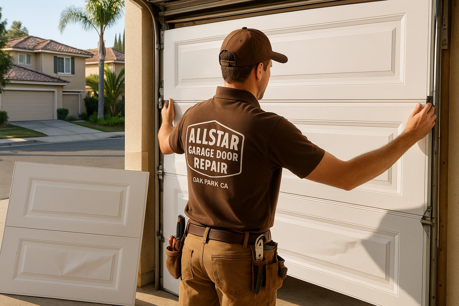 Garage Door Panel Replacement service in Palmetto Bay