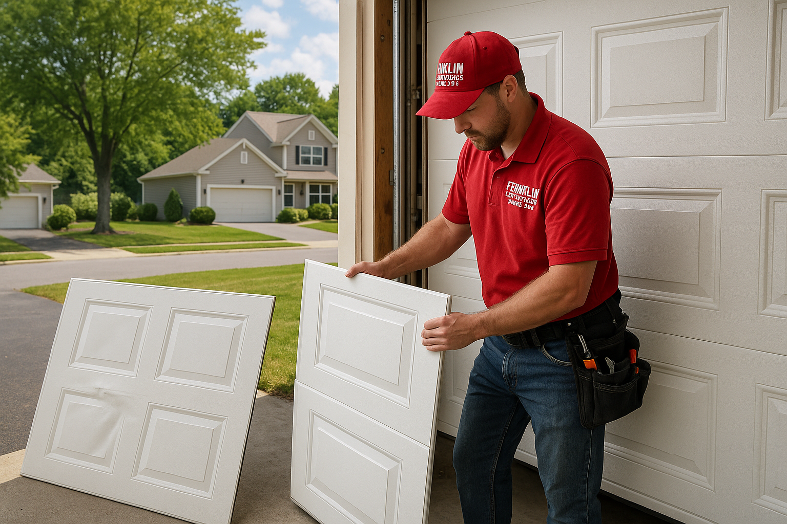 Garage Door Panel Replacement service in South Miami