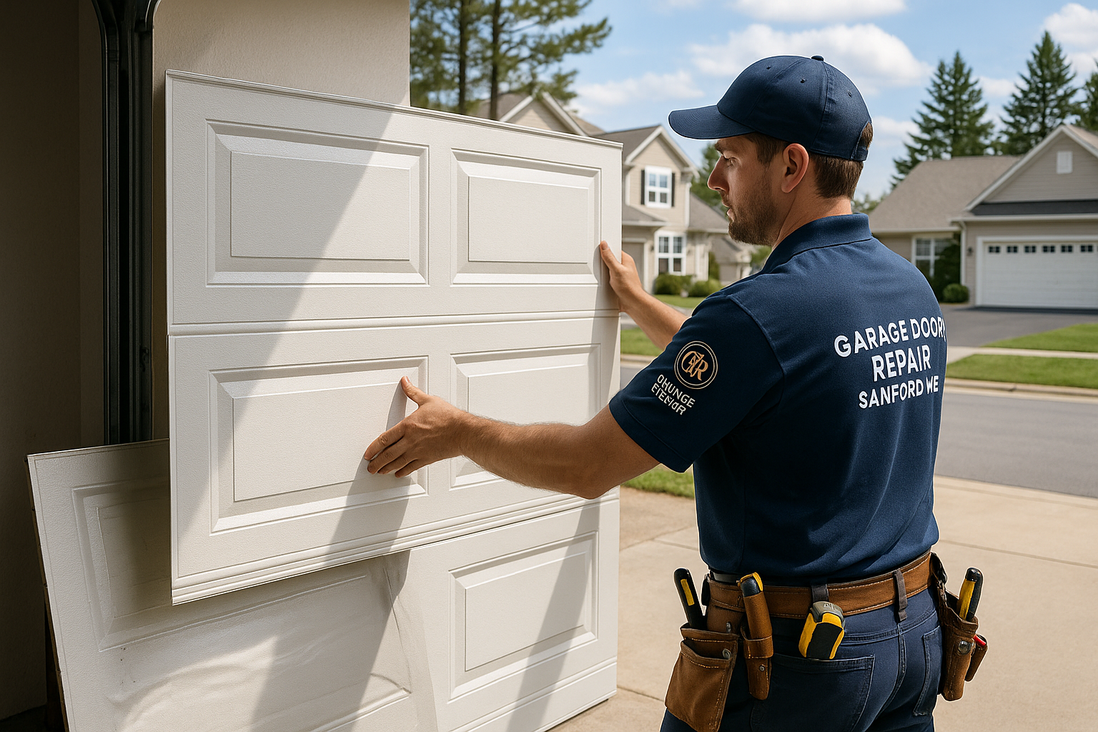 Garage Door Panel Replacement service in Miramar
