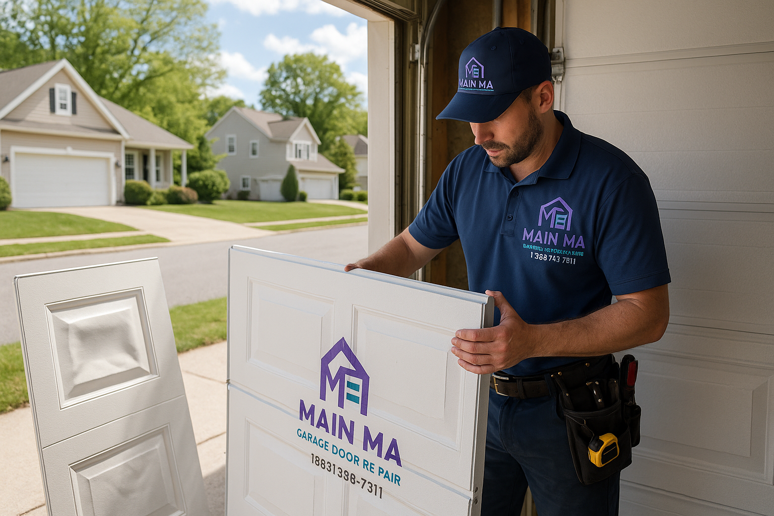 Garage Door Panel Replacement service in Oakland Park