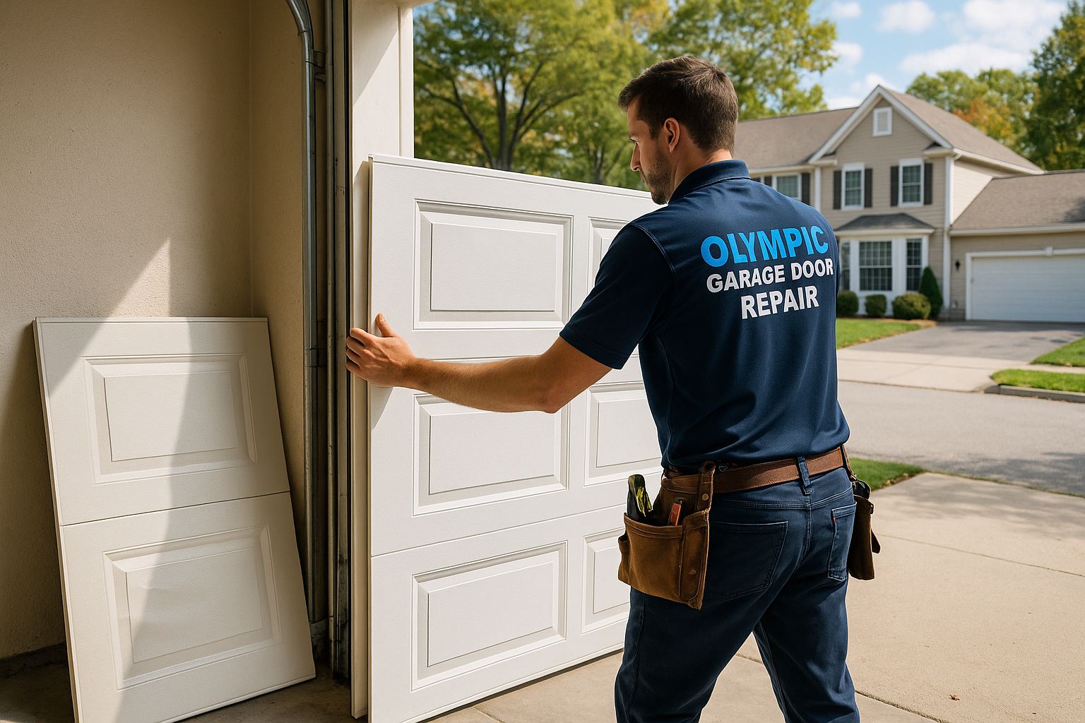 Garage Door Panel Replacement service in Miami Lakes