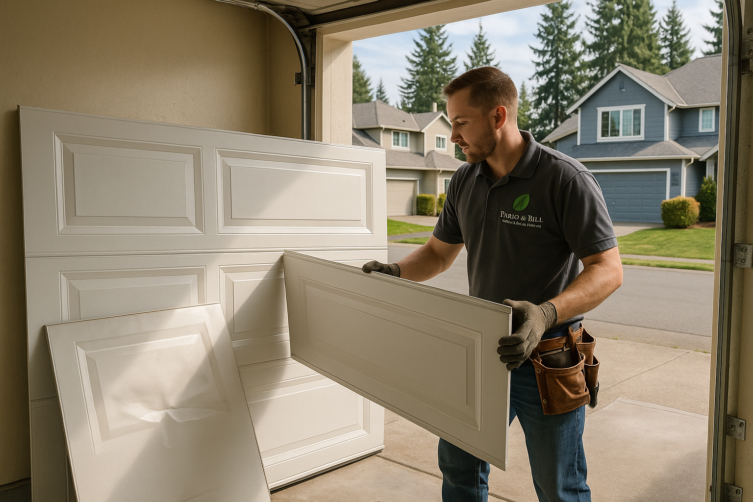 Garage Door Panel Replacement service in Tamarac