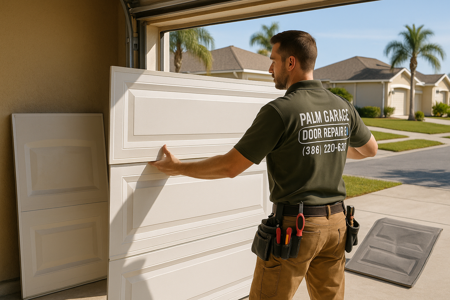 Garage Door Panel Replacement service in Cutler Bay