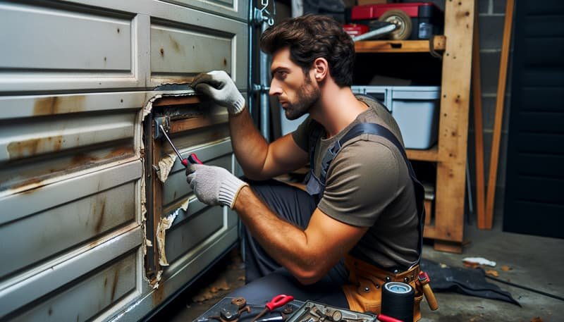 Garage Door Panel Replacement service in West Park