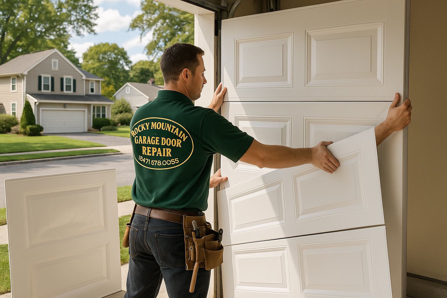 Garage Door Panel Replacement service in Pembroke Park