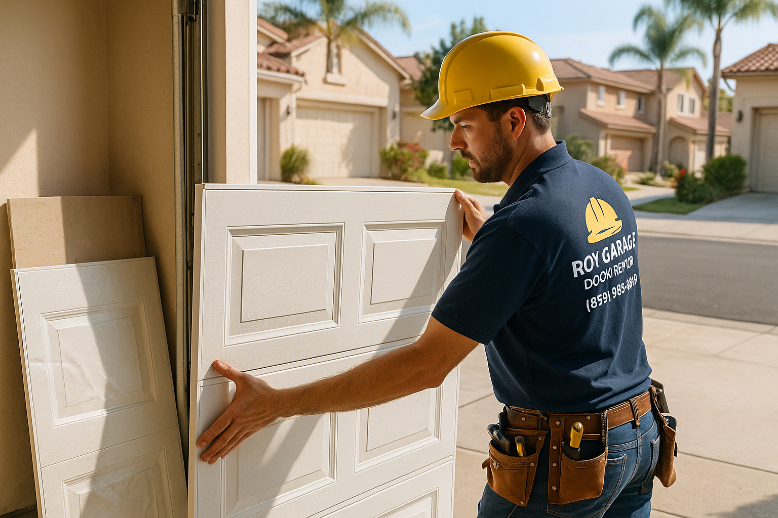 Garage Door Panel Replacement service in Opa-locka
