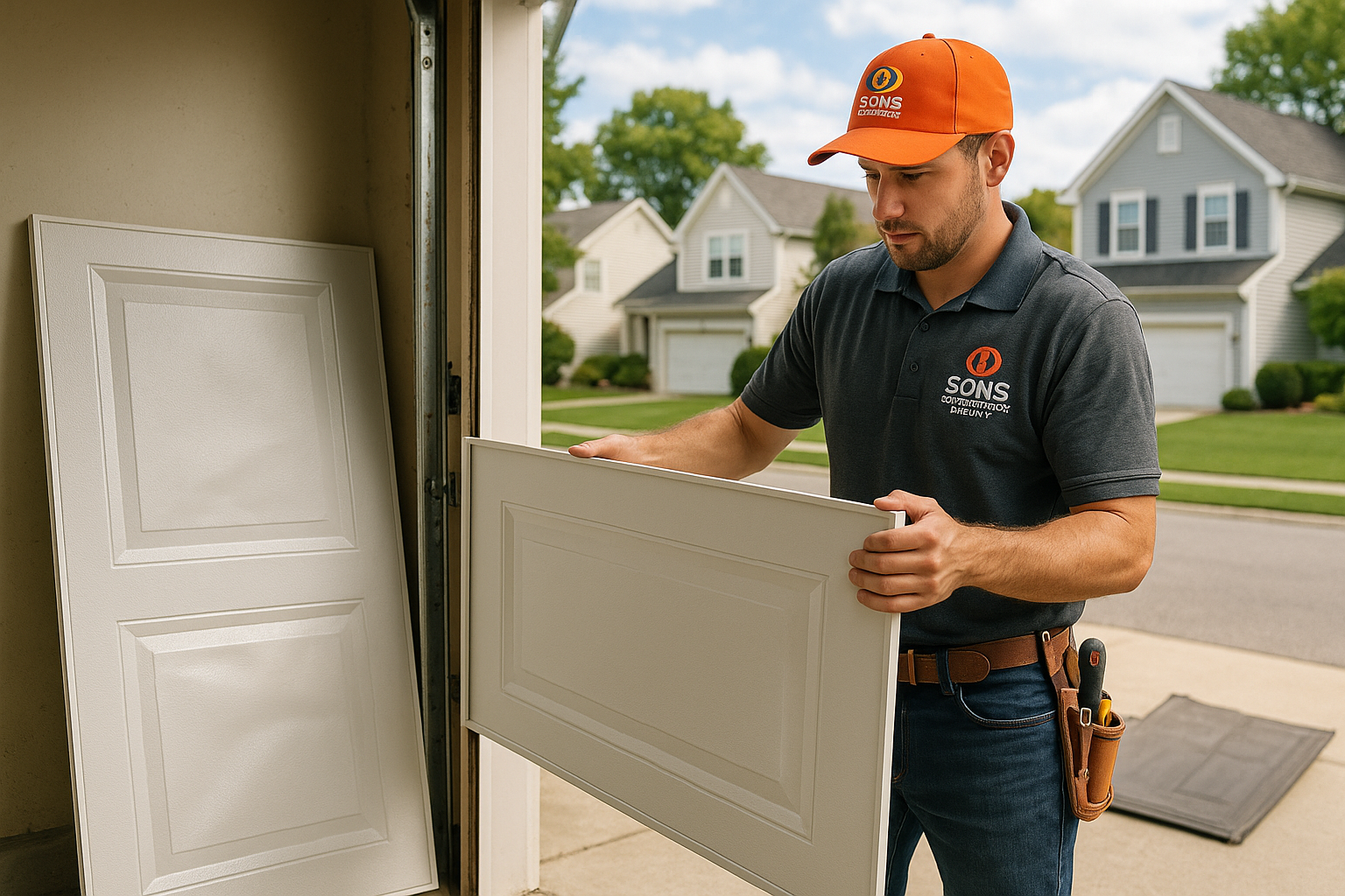 Garage Door Panel Replacement service in Aventura