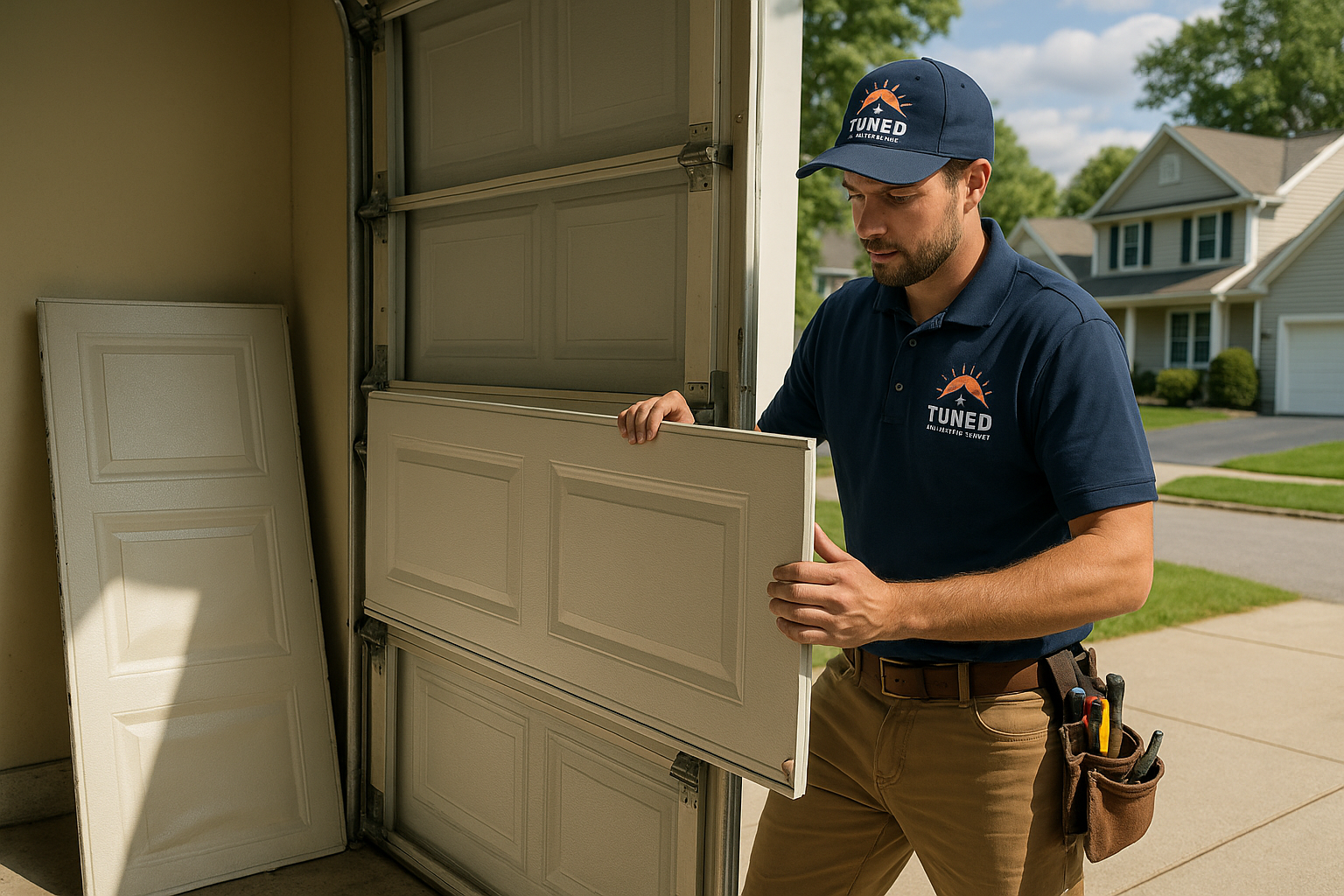 Garage Door Panel Replacement service in Hallandale Beach