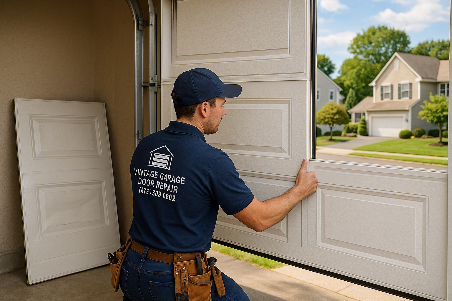Garage Door Panel Replacement service in Miami Beach