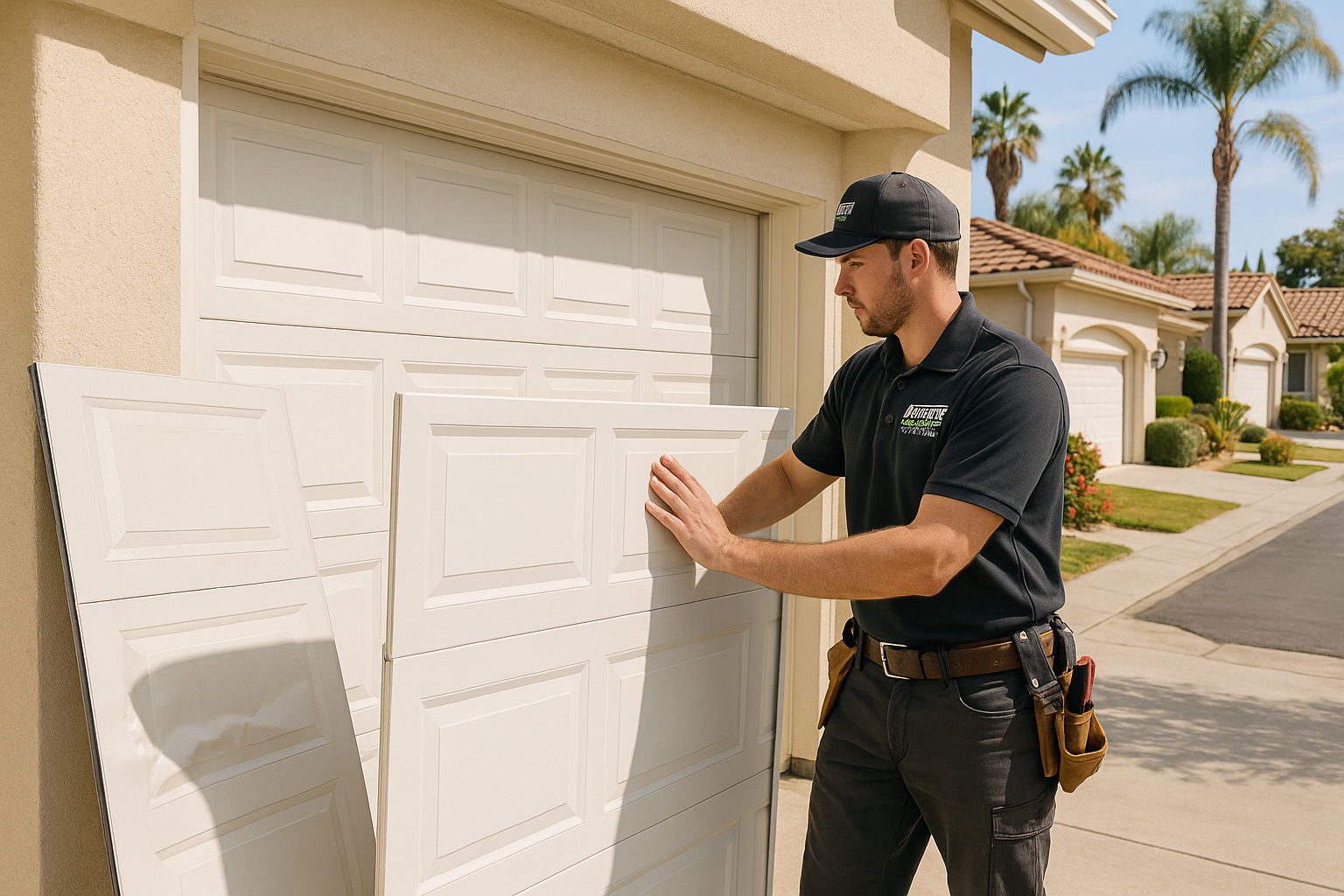 Garage Door Panel Replacement service in Surfside