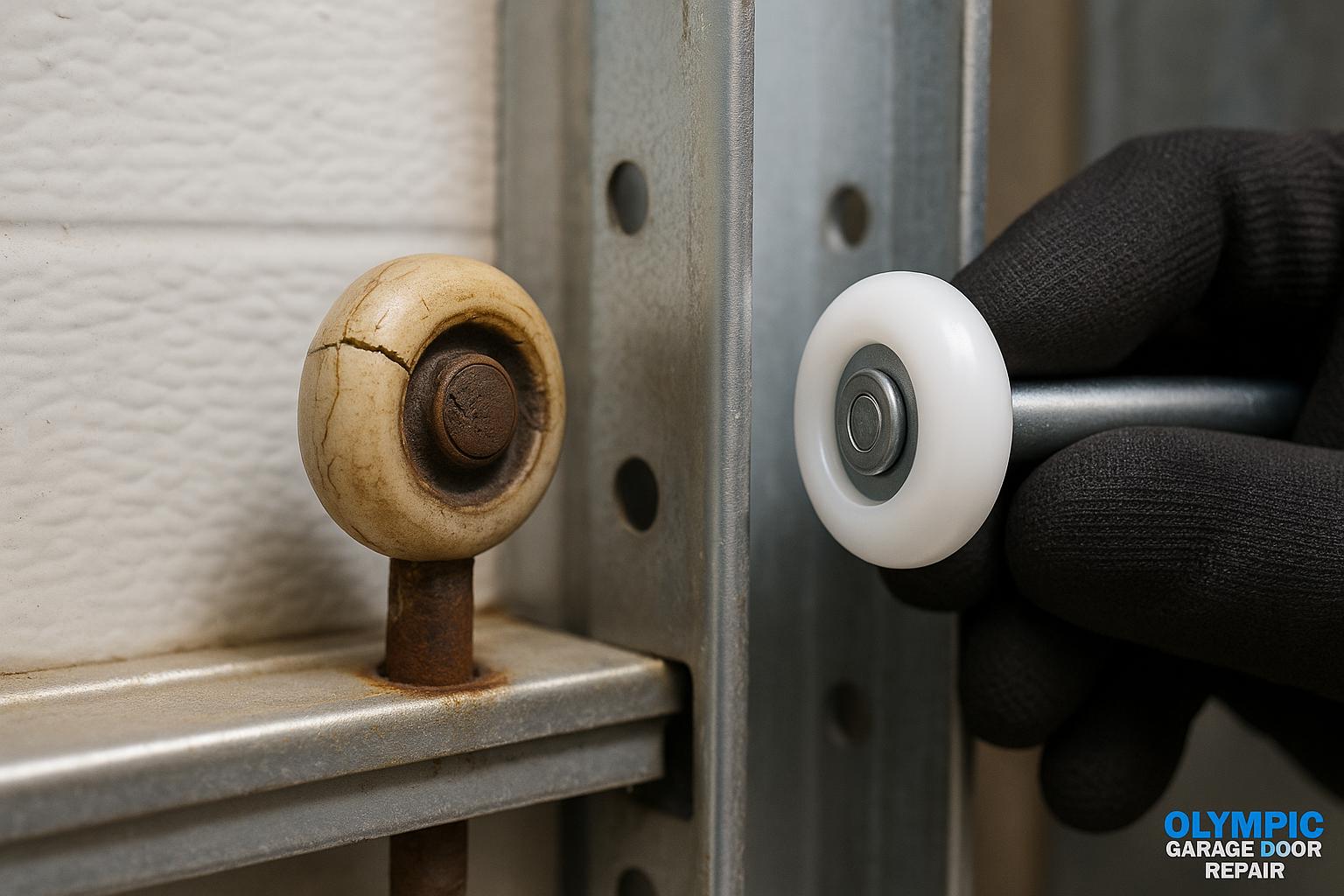 Garage Door Roller Replacement service in Doral