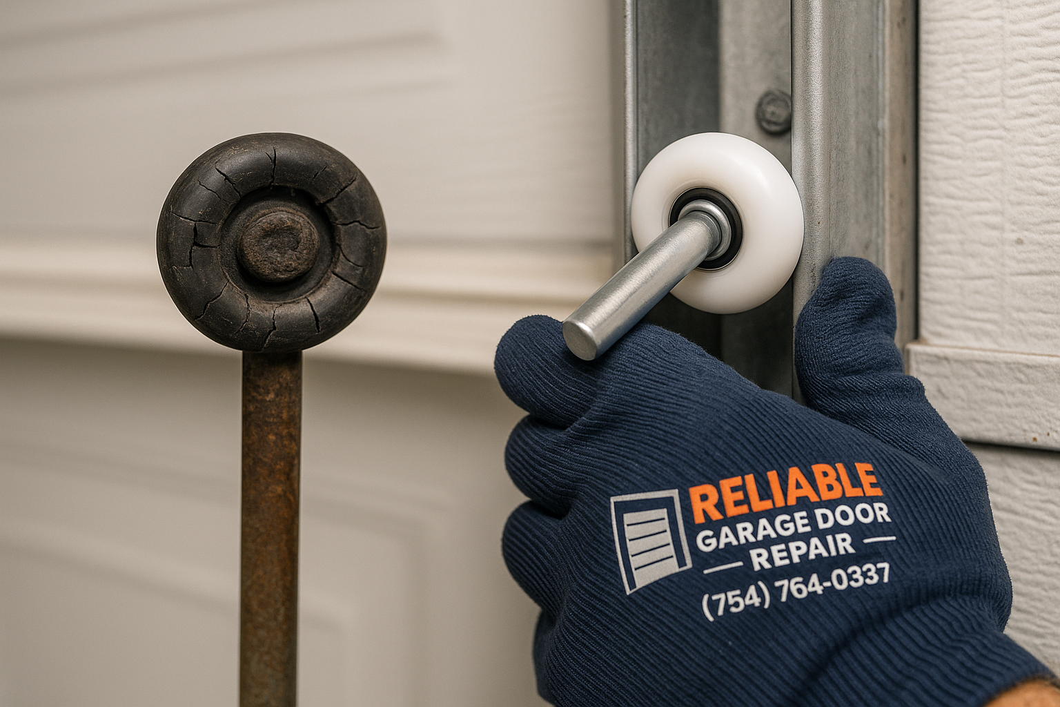 Garage Door Roller Replacement service in West Park