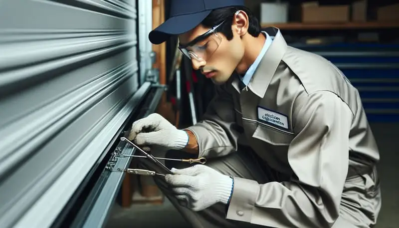 Garage Door Track Repair — Hialeah