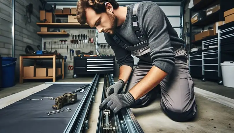 Garage Door Track Repair — Hillsboro Beach