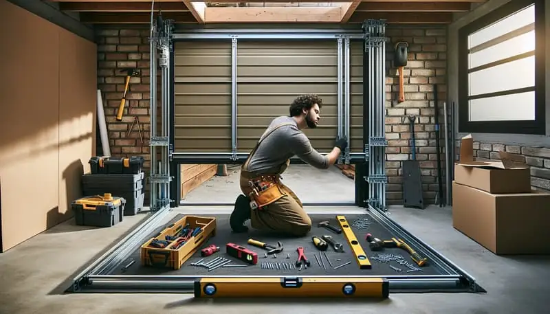 Garage Door Track Repair in Tamarac